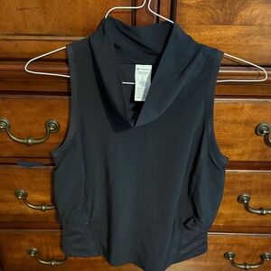 Athleta Black Cowl Neck Tank Top